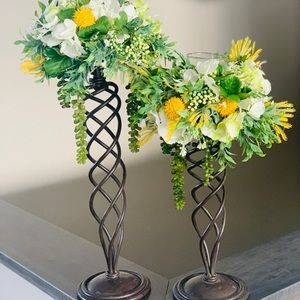 Hand made diner table centerpieces